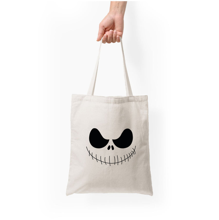 Jack Face - Nightmare Before Christmas Tote Bag