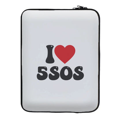 I Heart 5 Seconds Laptop Sleeve