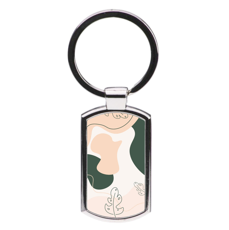 Abstract Leafs - Floral Luxury Keyring
