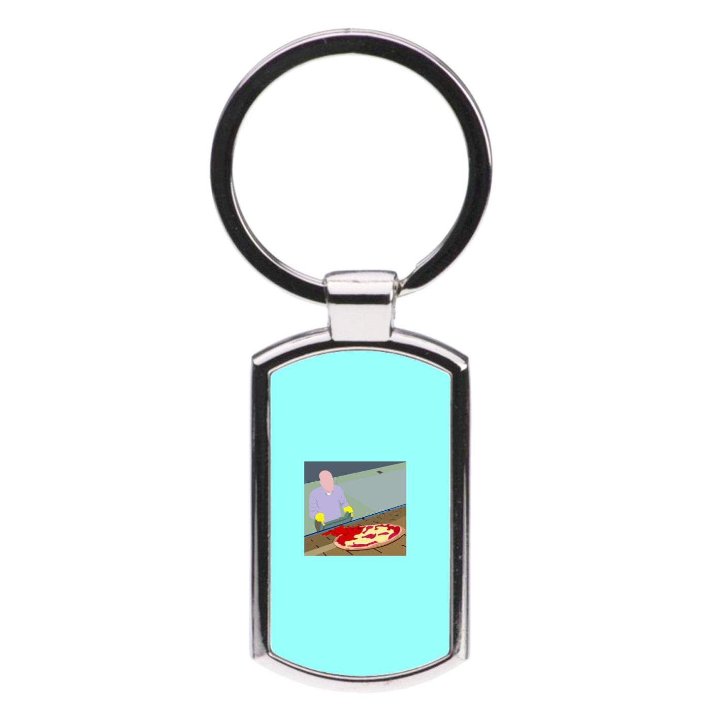 Pizza On The Roof - Breaking Bad Luxury Keyring