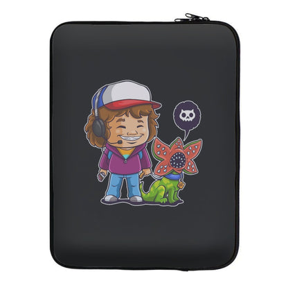 Dustin and The Demogorgon Laptop Sleeve