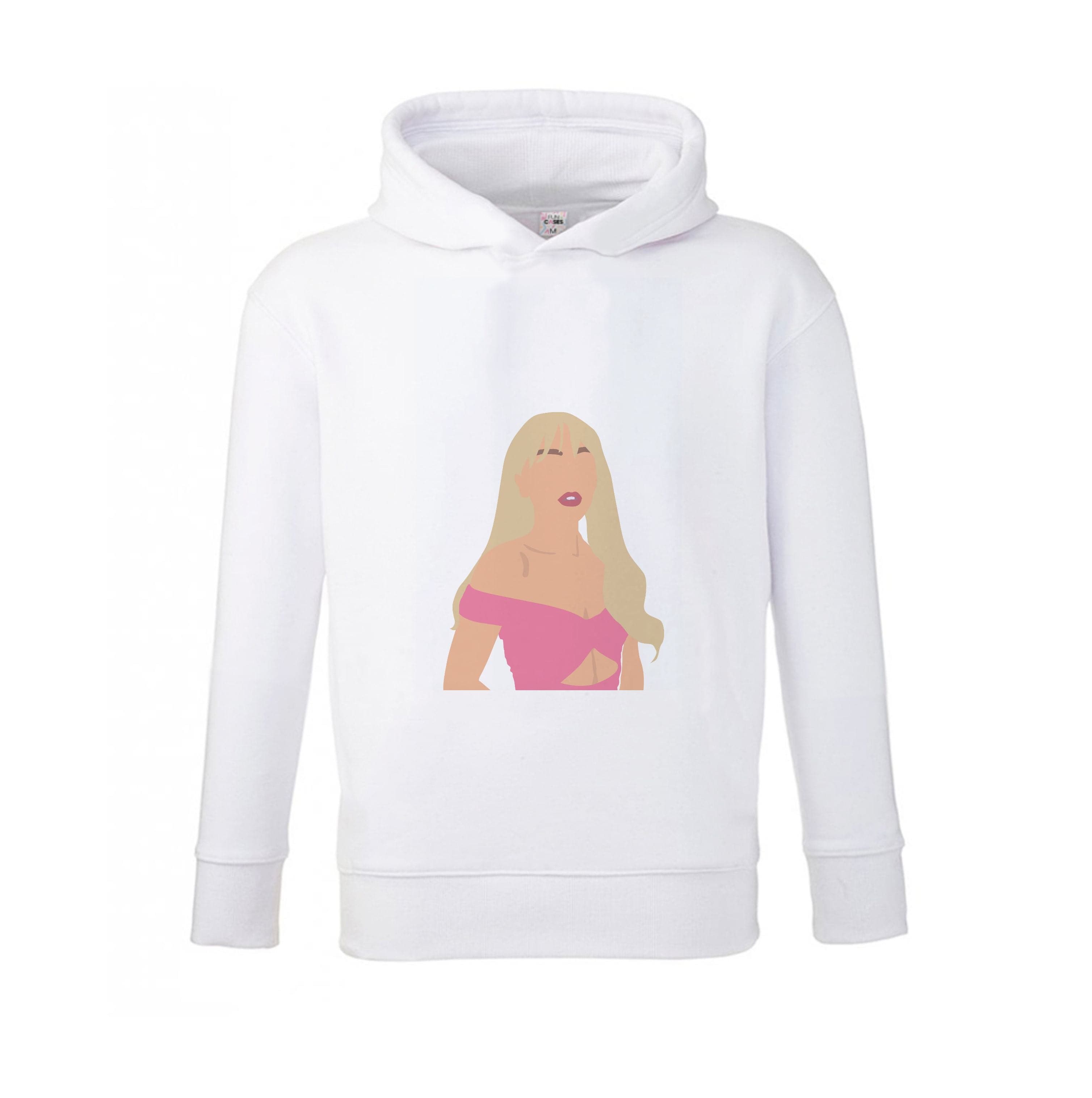 Pink Dress Kids Hoodie