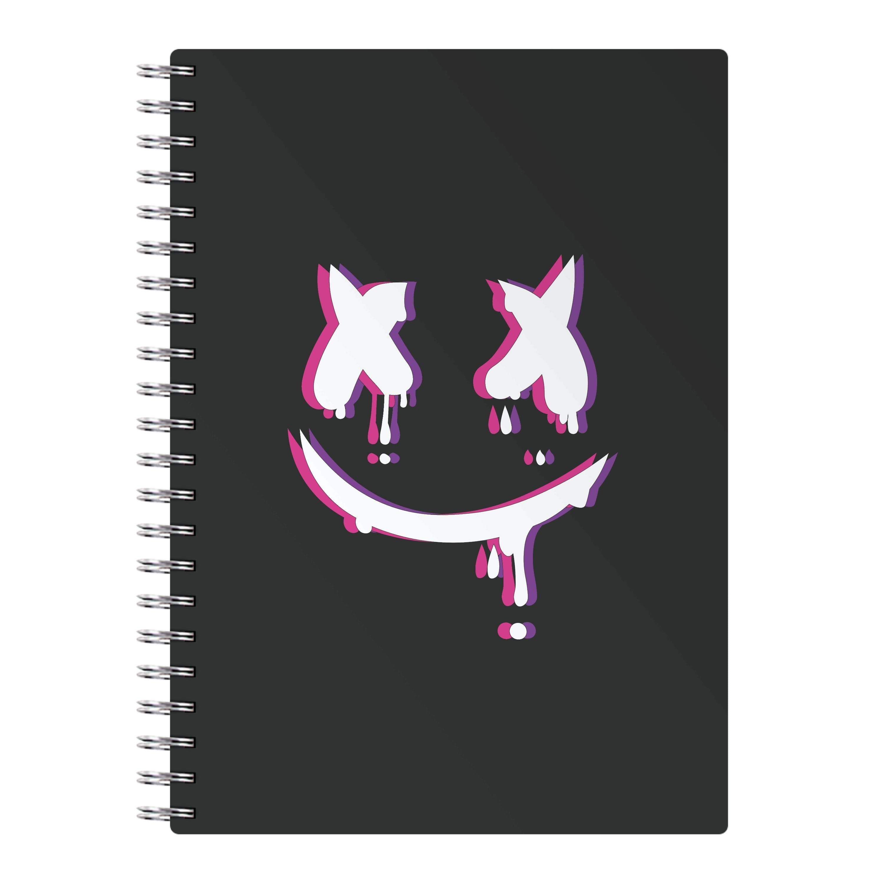 Purple Blur - White Helmet DJ Notebook