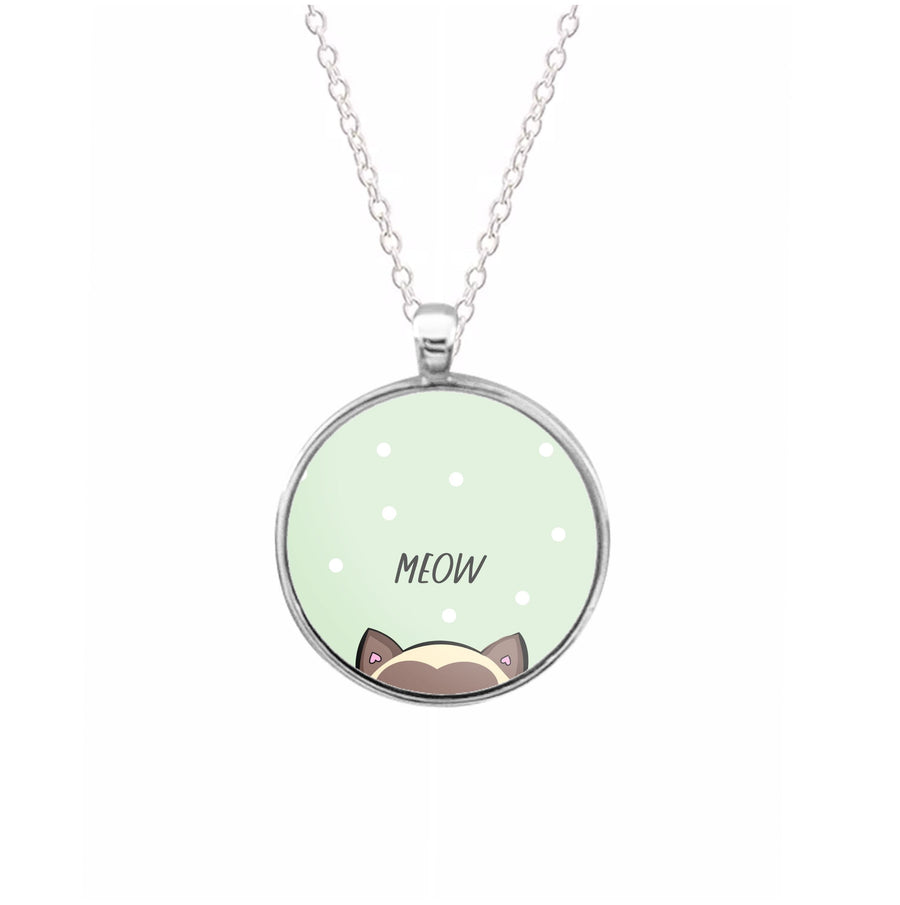 Meow Green - Cats Necklace