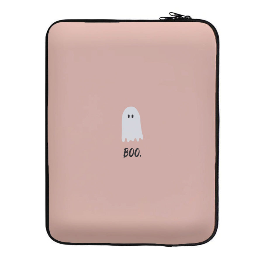 Boo - Ghost Halloween Laptop Sleeve