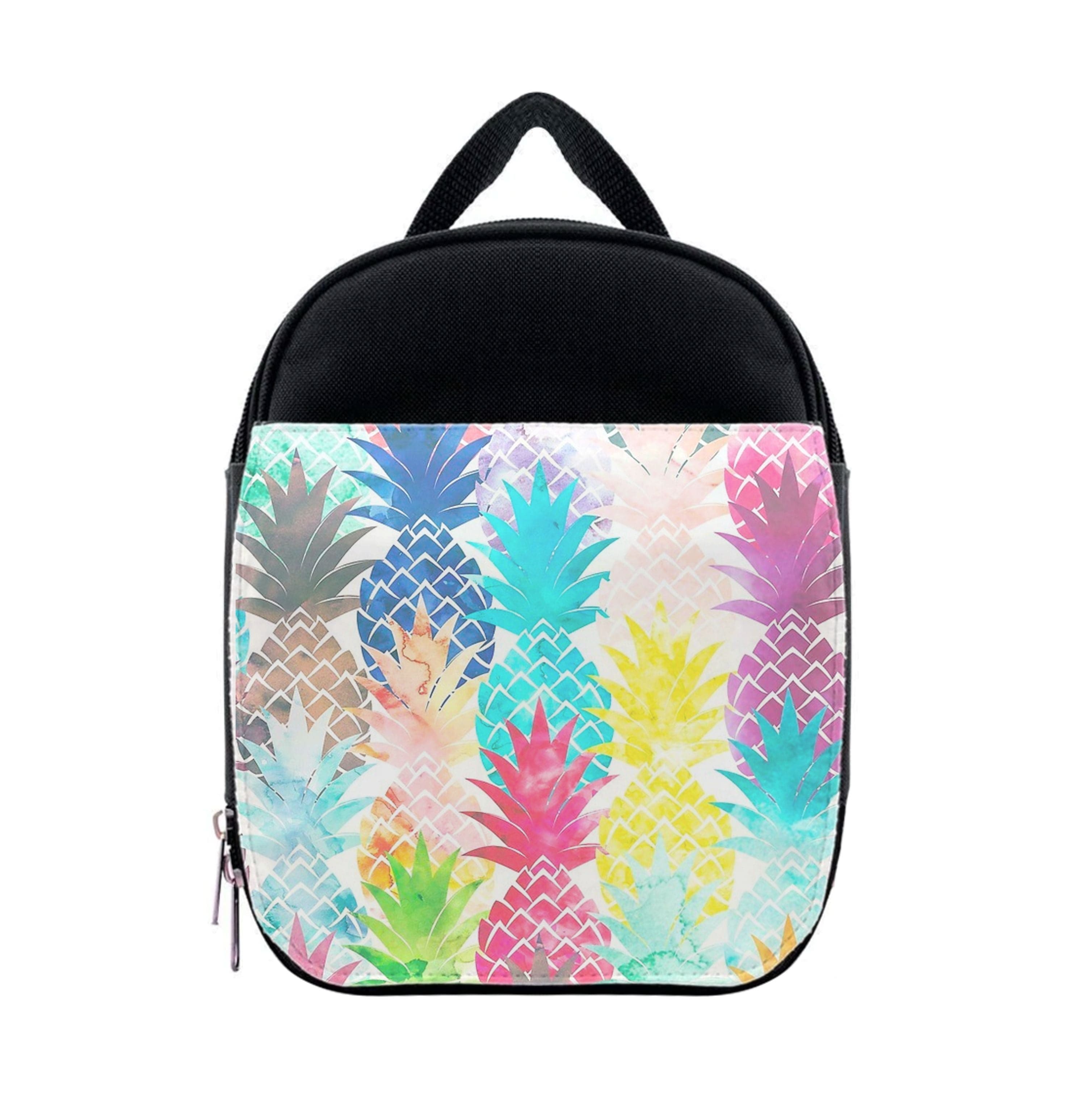 Watercolour Pineapple Pattern Lunchbox