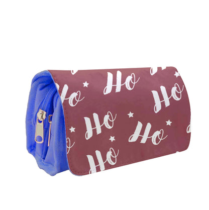 Ho Ho Ho Christmas Pattern Pencil Case