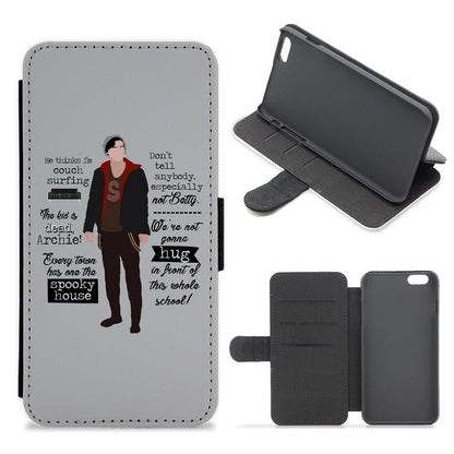 Jughead Quotes Riverdale Flip / Wallet Phone Case - Fun Cases