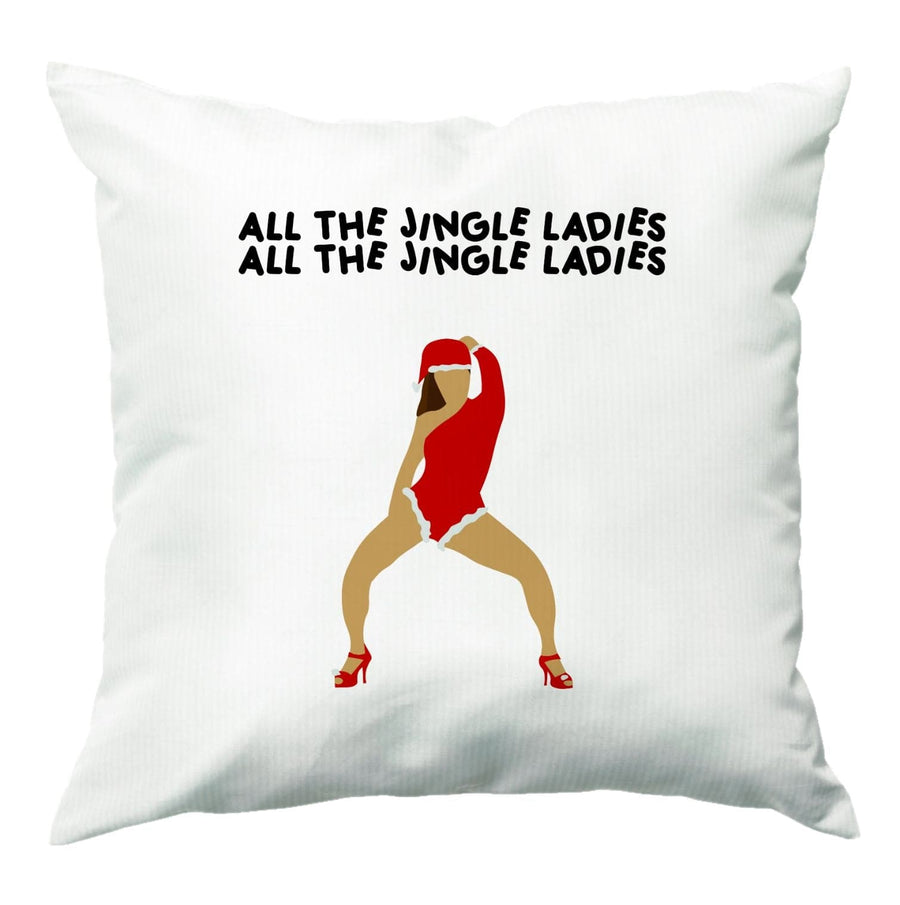 All The Jingle Ladies - Christmas Cushion