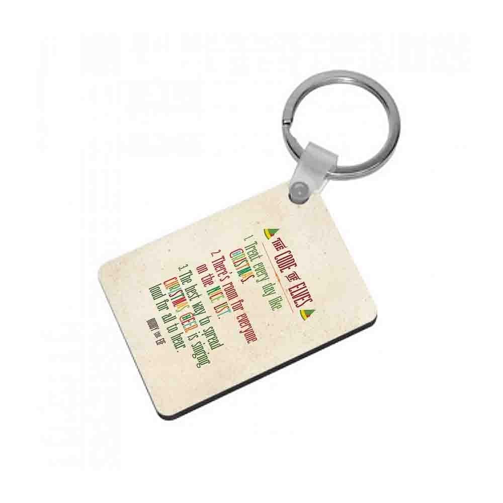 The Elf Code - Buddy The Elf Keyring - Fun Cases