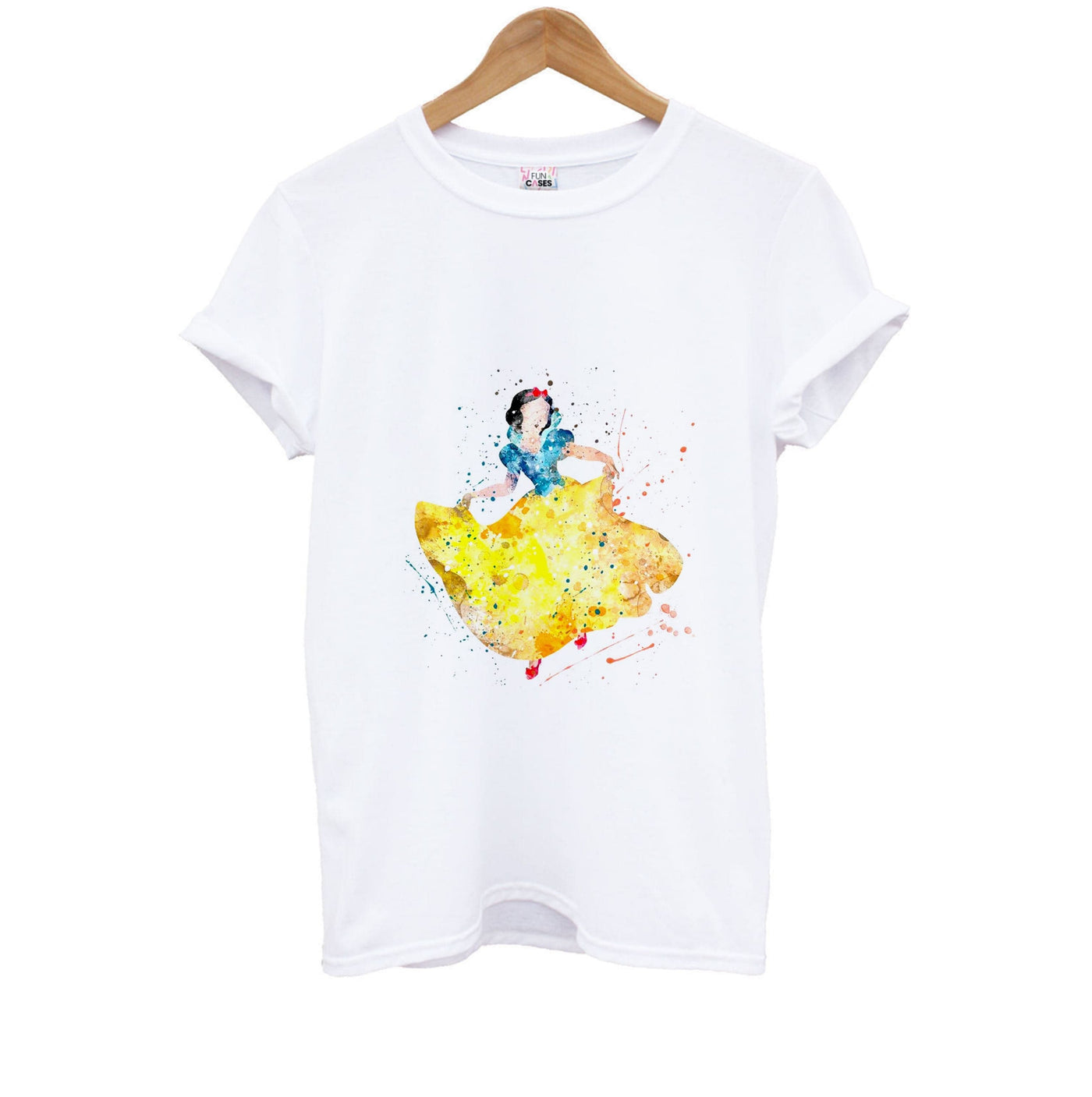 Watercolour Snow White Disney Kids T-Shirt