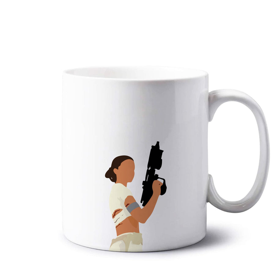 Princess Leia With Gun - Star Wars Mug