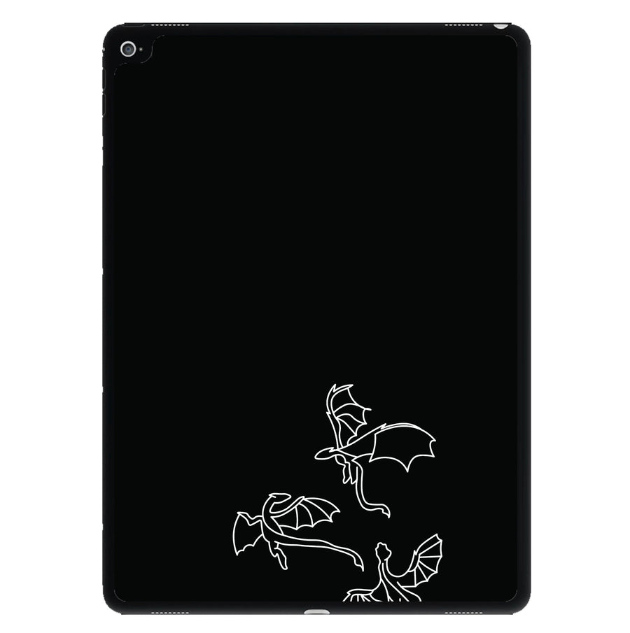 Three Dragons - Dragon Patterns iPad Case