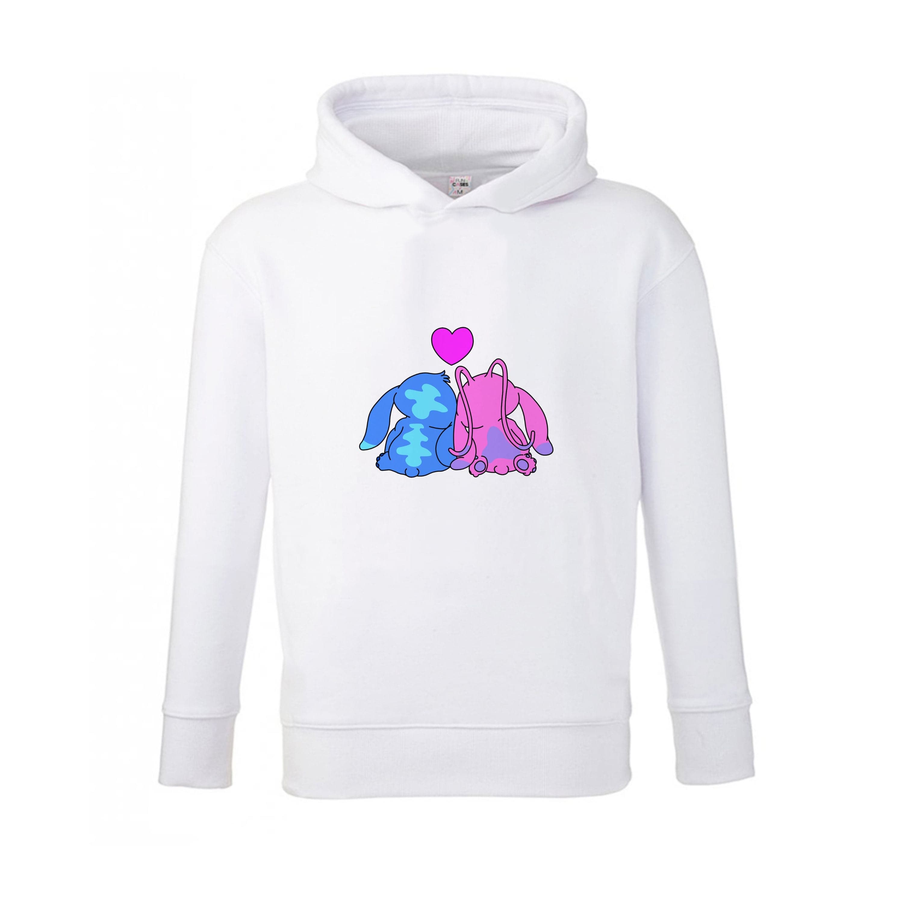 In Love - Pink Alien Kids Hoodie