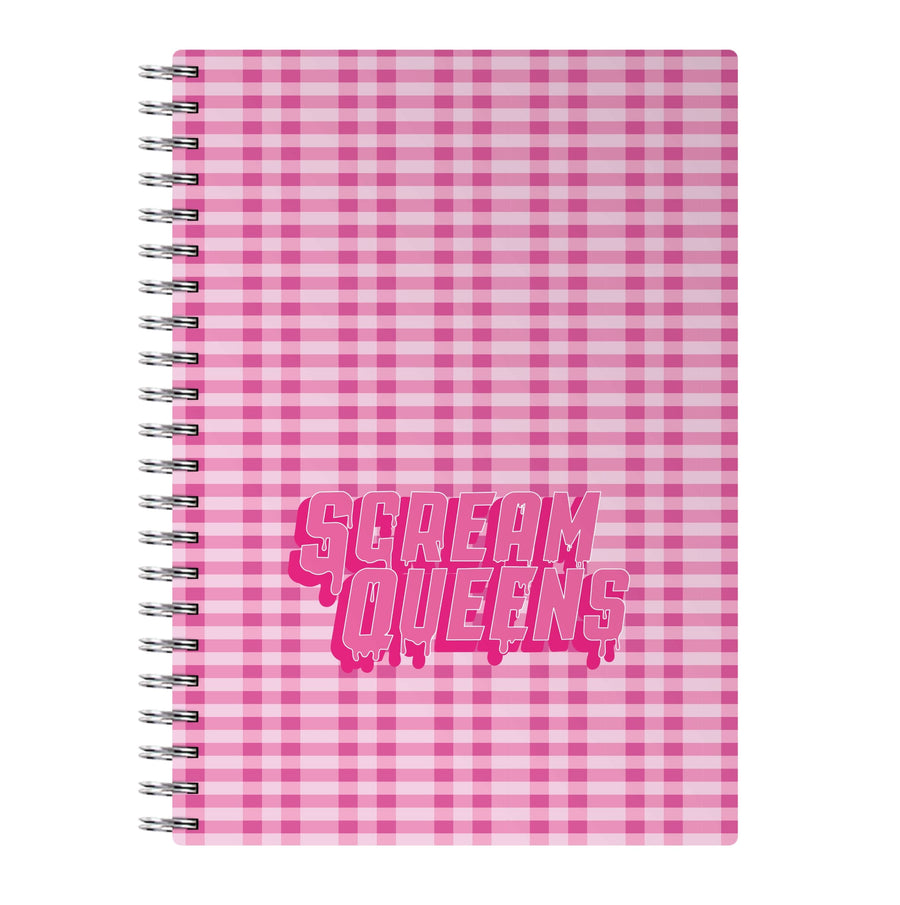 Plaid - Scream Queens Notebook