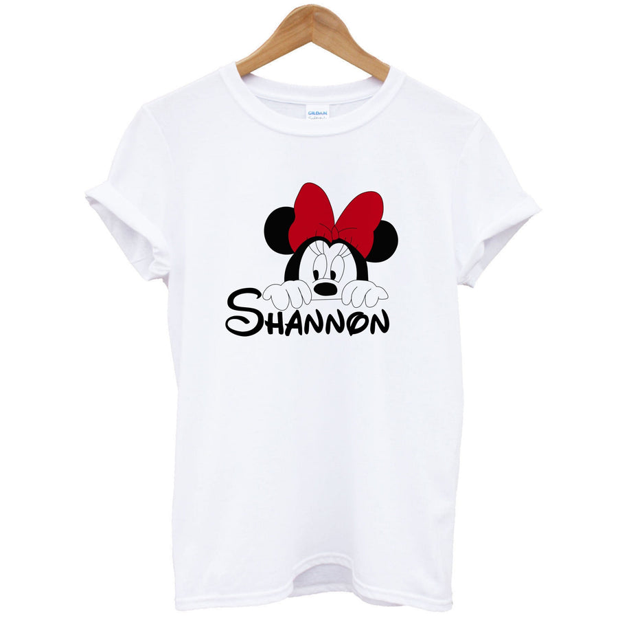 Minnie Mouse - Personalised Disney  T-Shirt