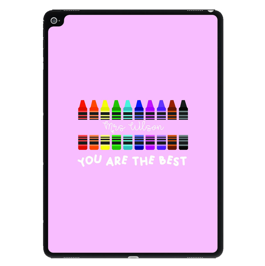 You Are The Best - Personalised Teachers Gift iPad Case