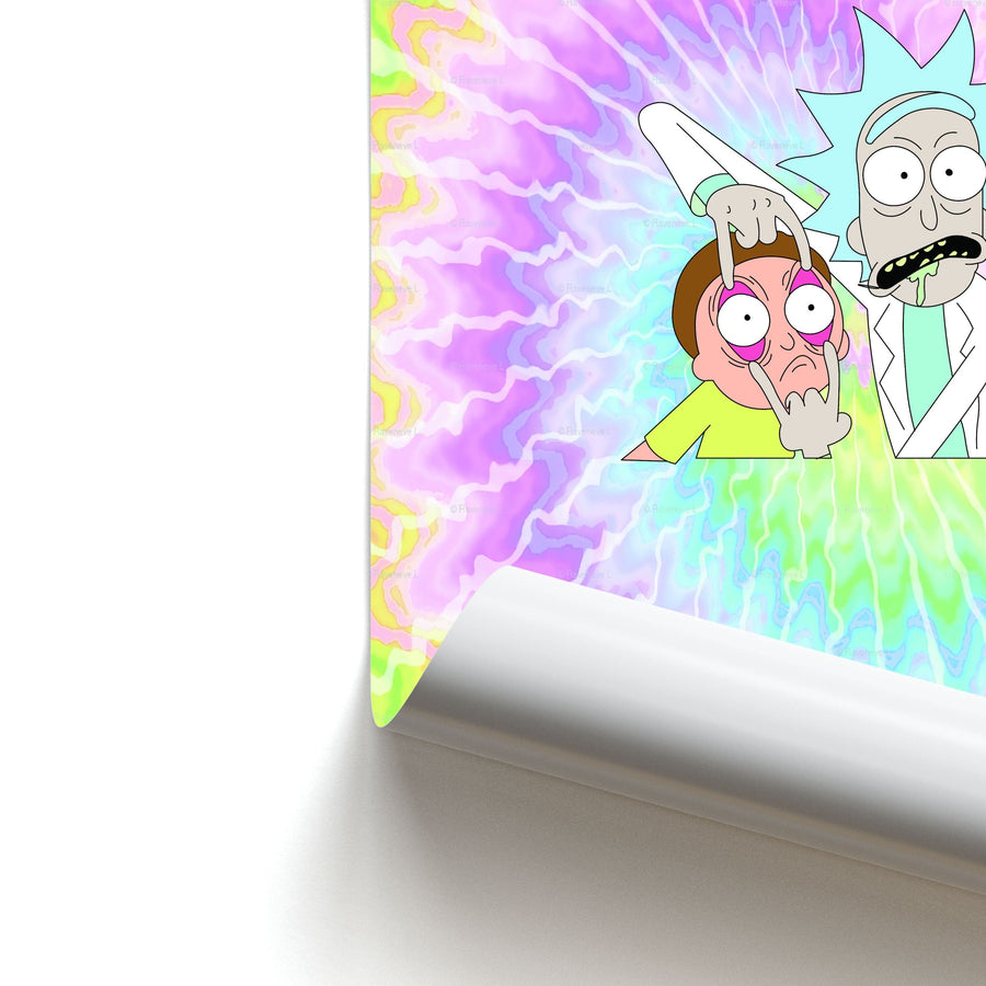 Psychedelic - Rick And Morty Poster