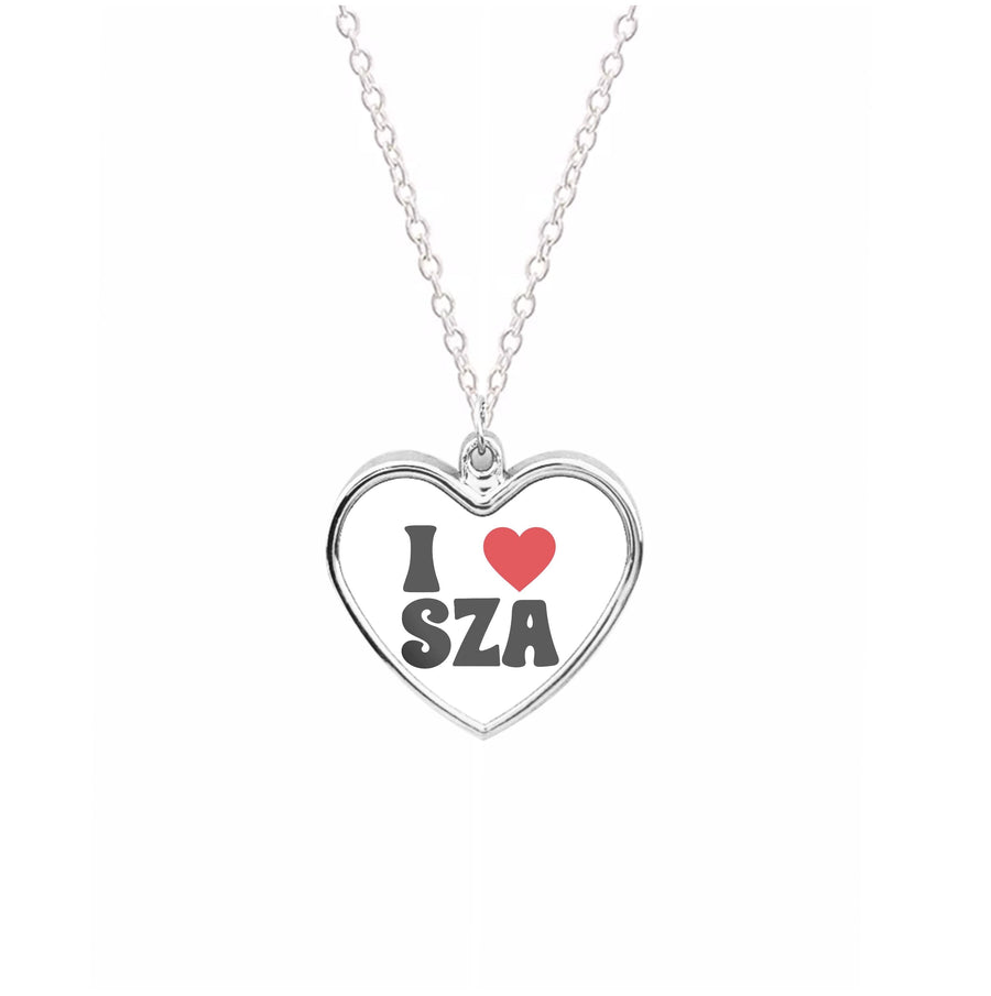 I Love SZA Necklace