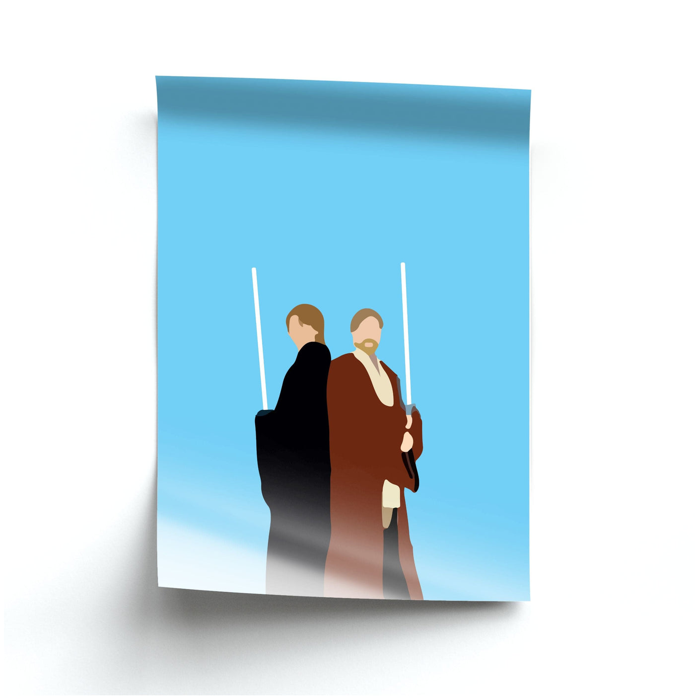 Luke Skywalker And Obi-Wan Kenobi - Star Wars Poster