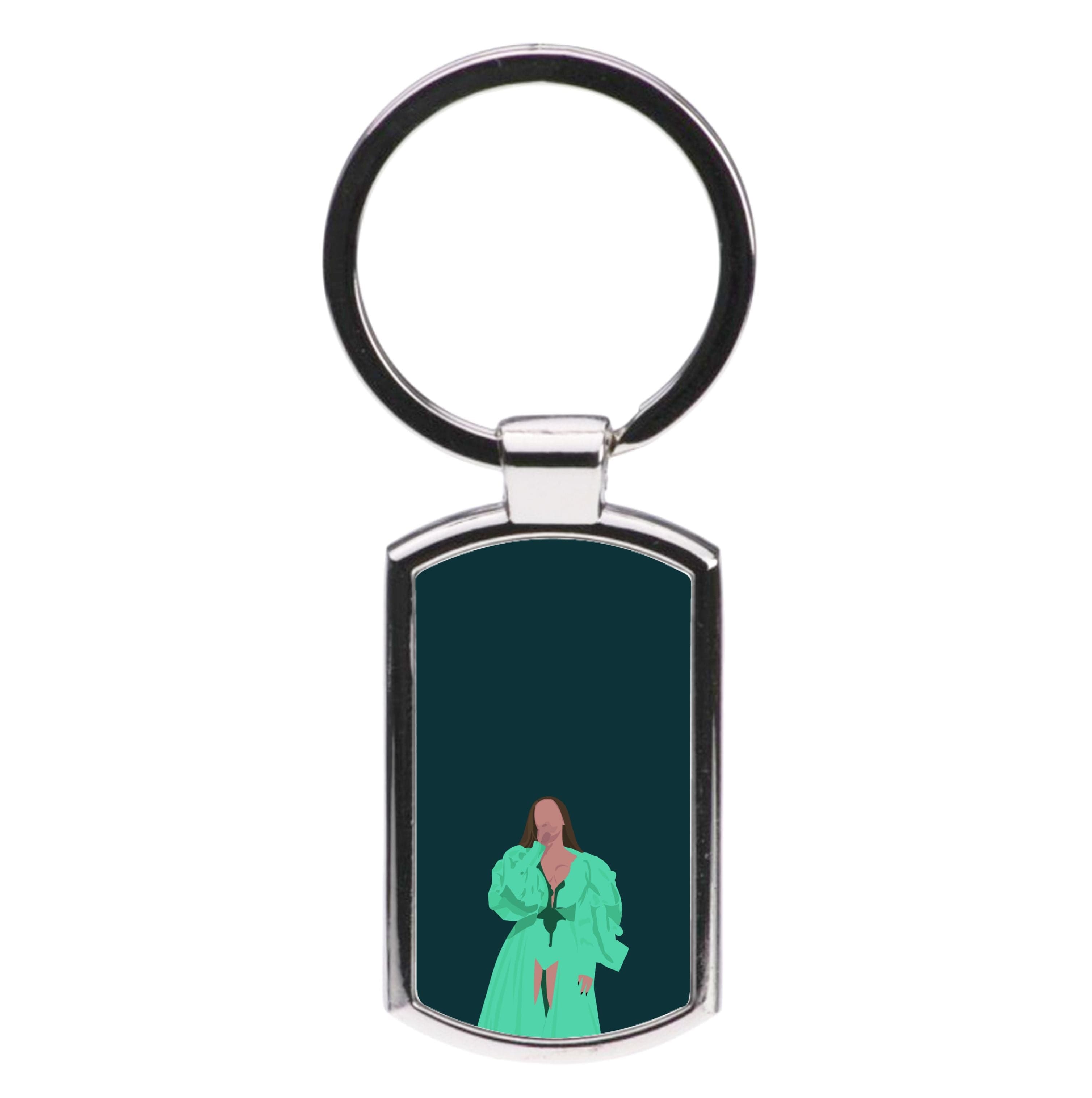 Green Dress - Queen B Luxury Keyring