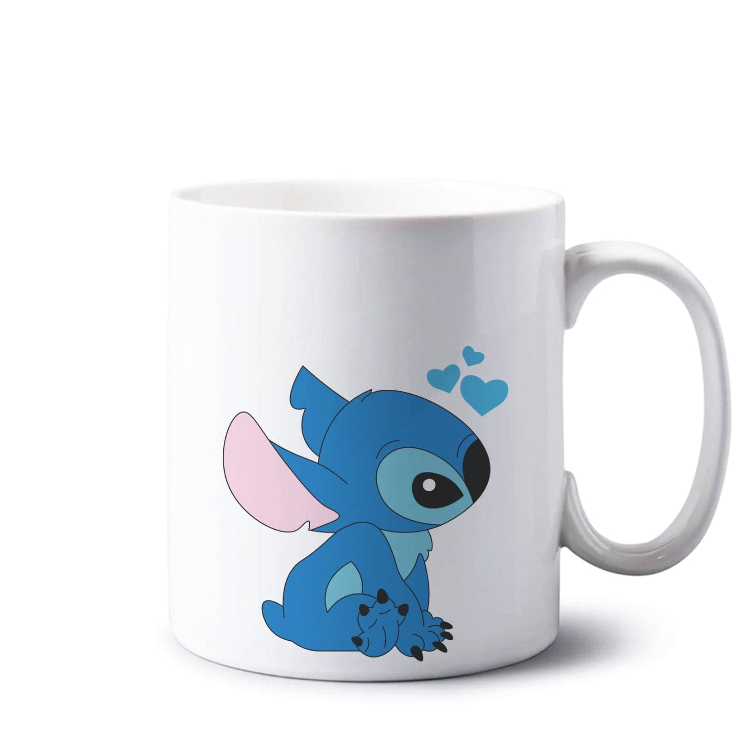 Blue Hearts Alien Blue Valentine's Mug