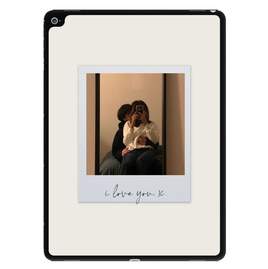 I Love You Polaroid - Personalised Couples iPad Case