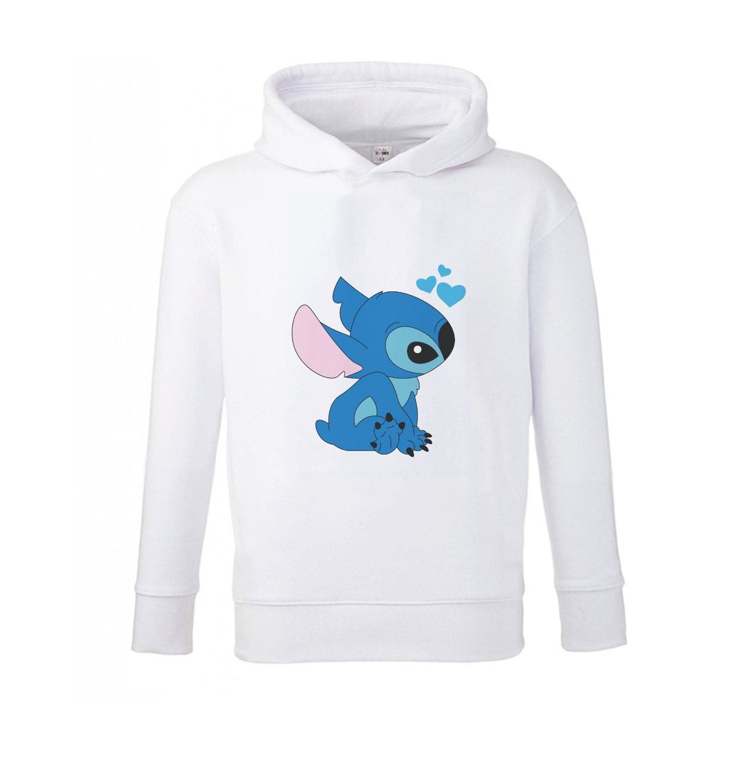 Blue Hearts Alien Blue Valentine's Kids Hoodie