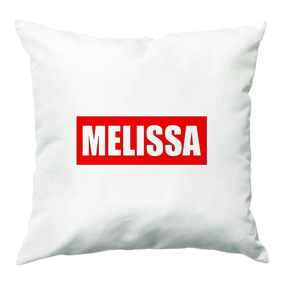 Red And Blue - Personalised Marvel Cushion