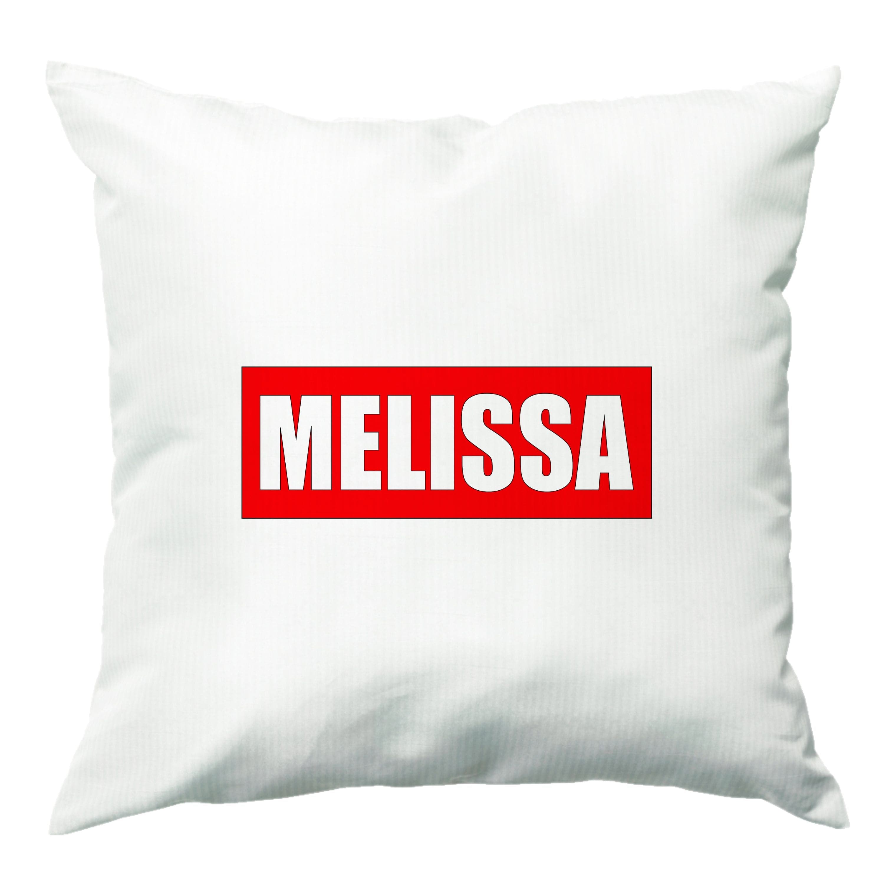 Red And Blue - Personalised Superhero Comic Cushion