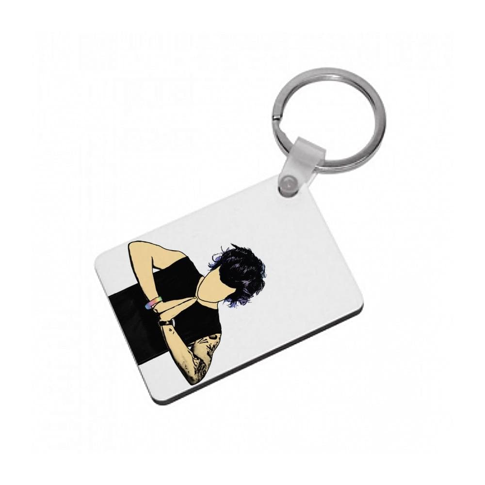 Harry Styles Cartoon Keyring - Fun Cases