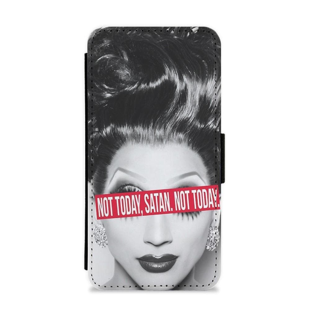 Not Today, Satan. Not Today - RuPaul's Drag Race Flip Wallet Phone Case - Fun Cases
