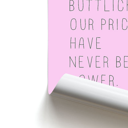 Buttlicker, Our Prices Have Never Been Lower Poster