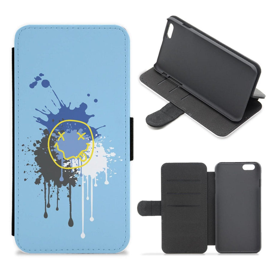 Blue Graffiti - Skate Aesthetic  Flip / Wallet Phone Case