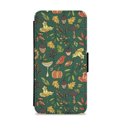 Bright Autumn Flip Wallet Phone Case