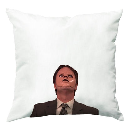 Dwight And The Dummy Cushion