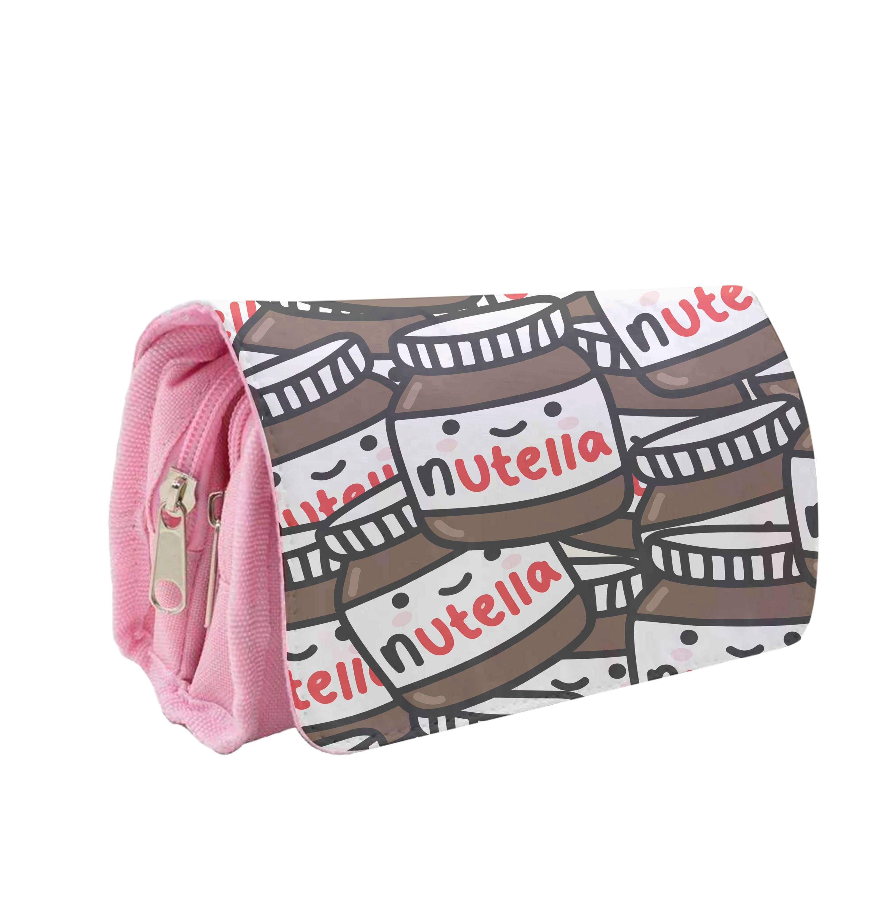 Cute Nutella Pattern Pencil Case