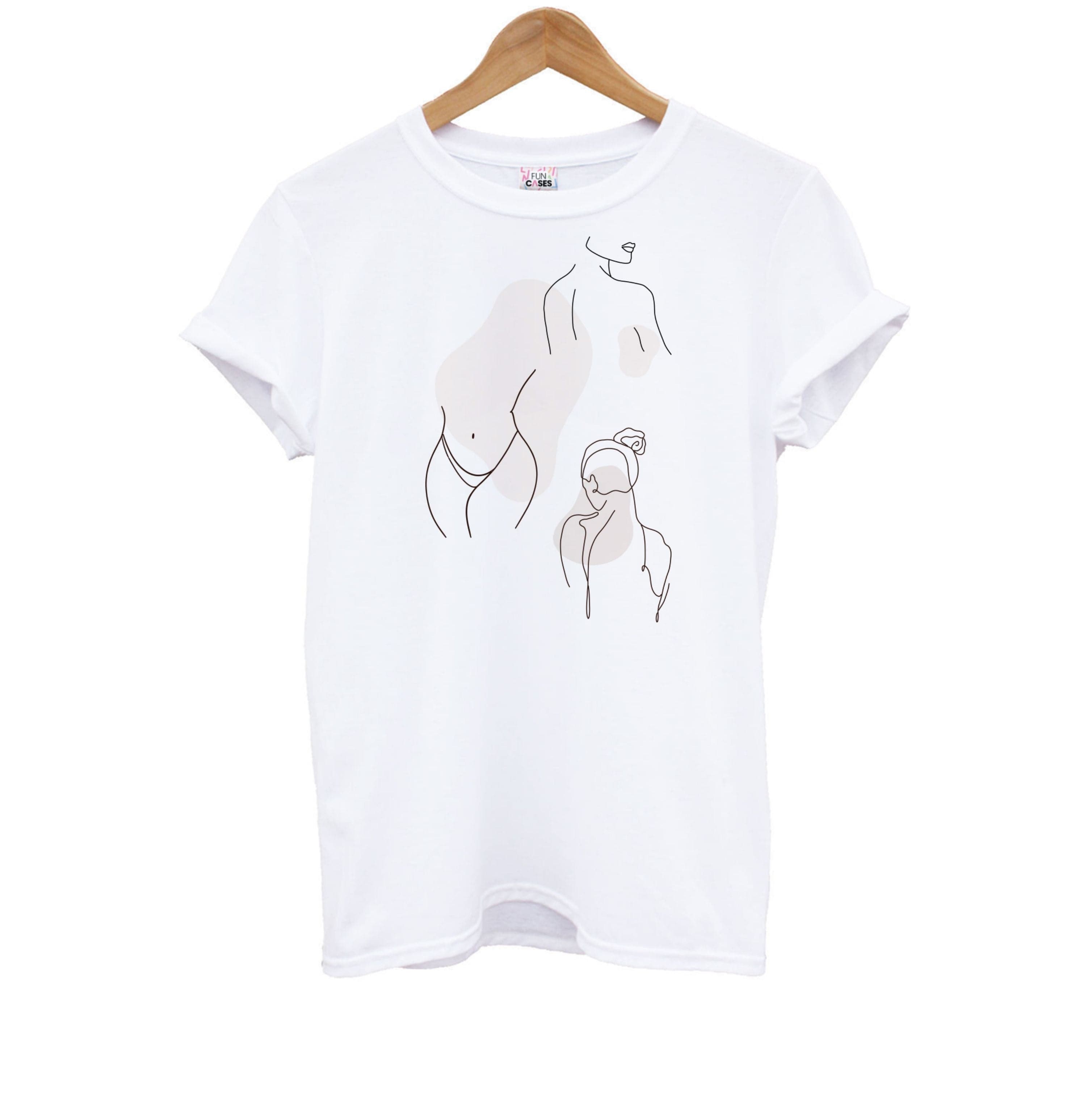 Silouhette nude Kids T-Shirt