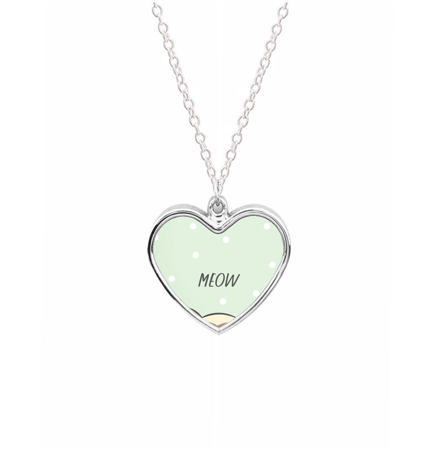 Meow Green - Cats Necklace
