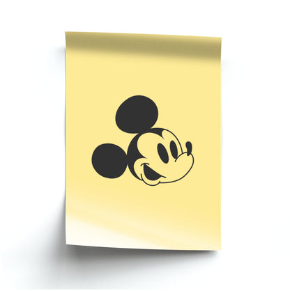 Yellow Mickey Poster