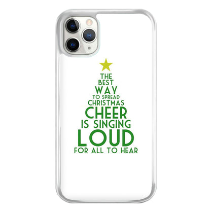 The Best Way To Spread Christmas Cheer - Elf Phone Case