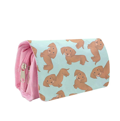 Sausage Dog Pattern Pencil Case