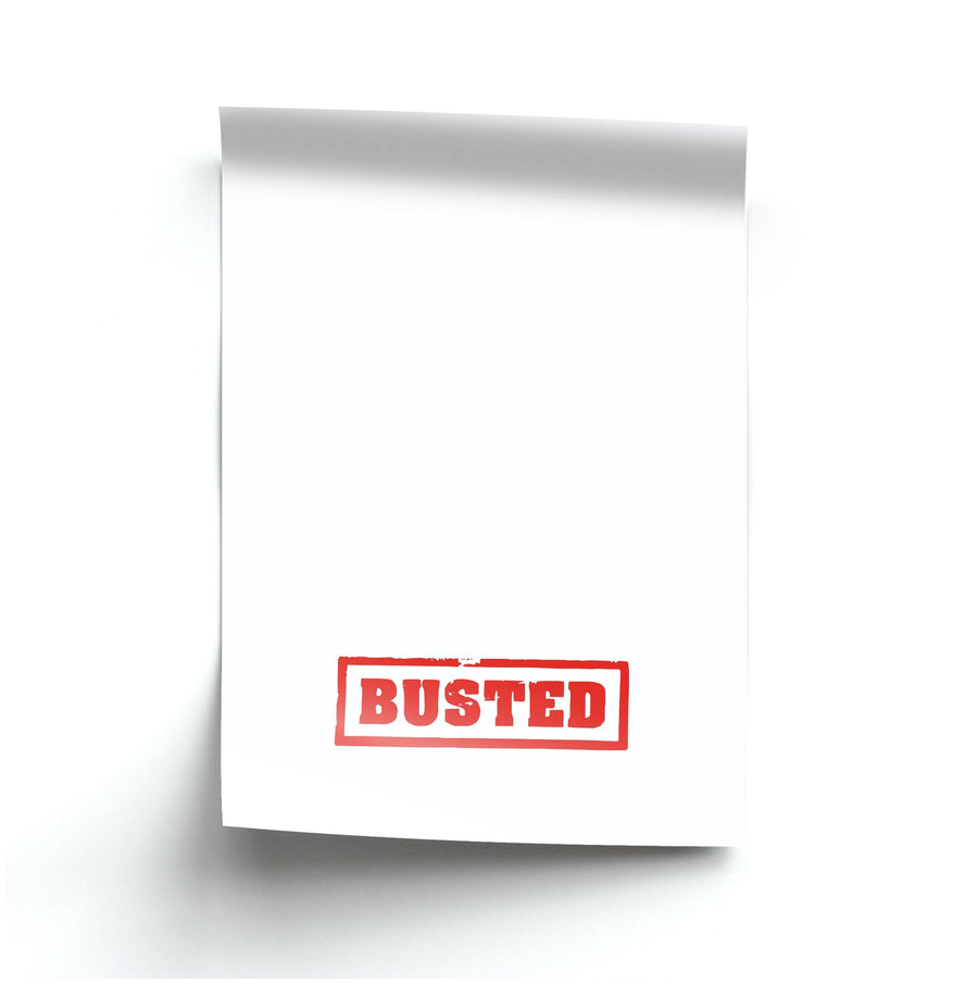 Band Logo - Busted Poster