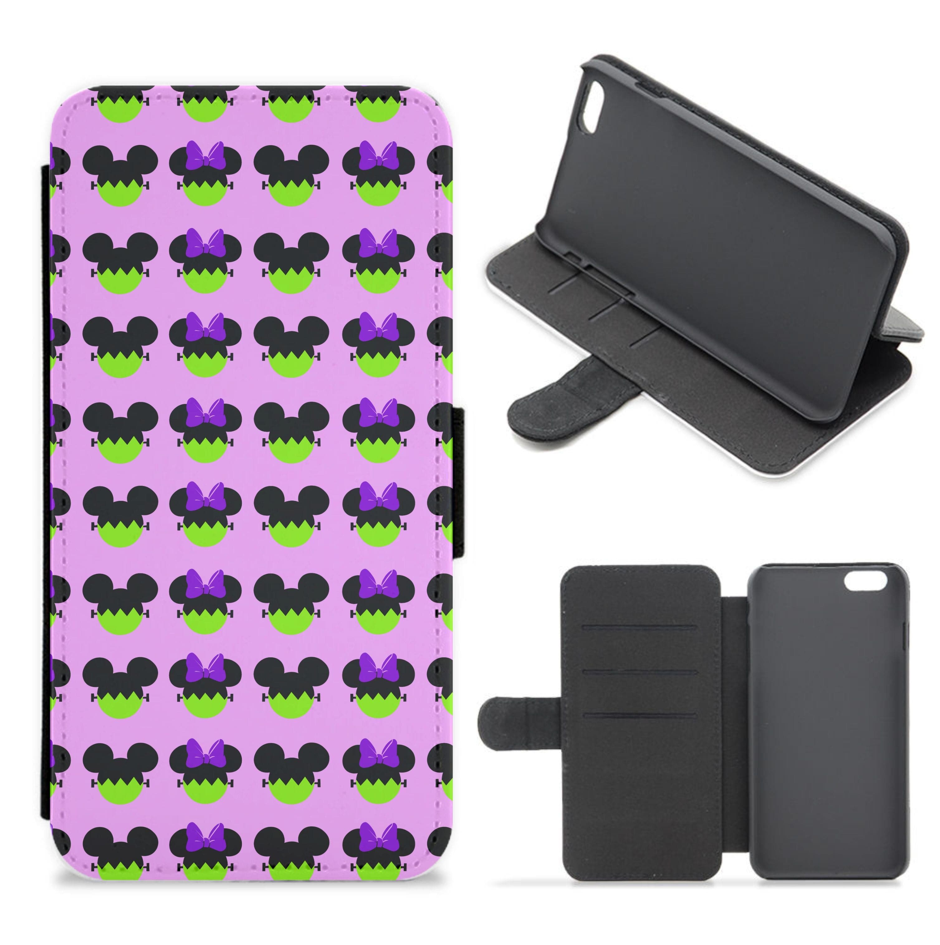 Frankenstein Mice Pattern Halloween Flip / Wallet Phone Case