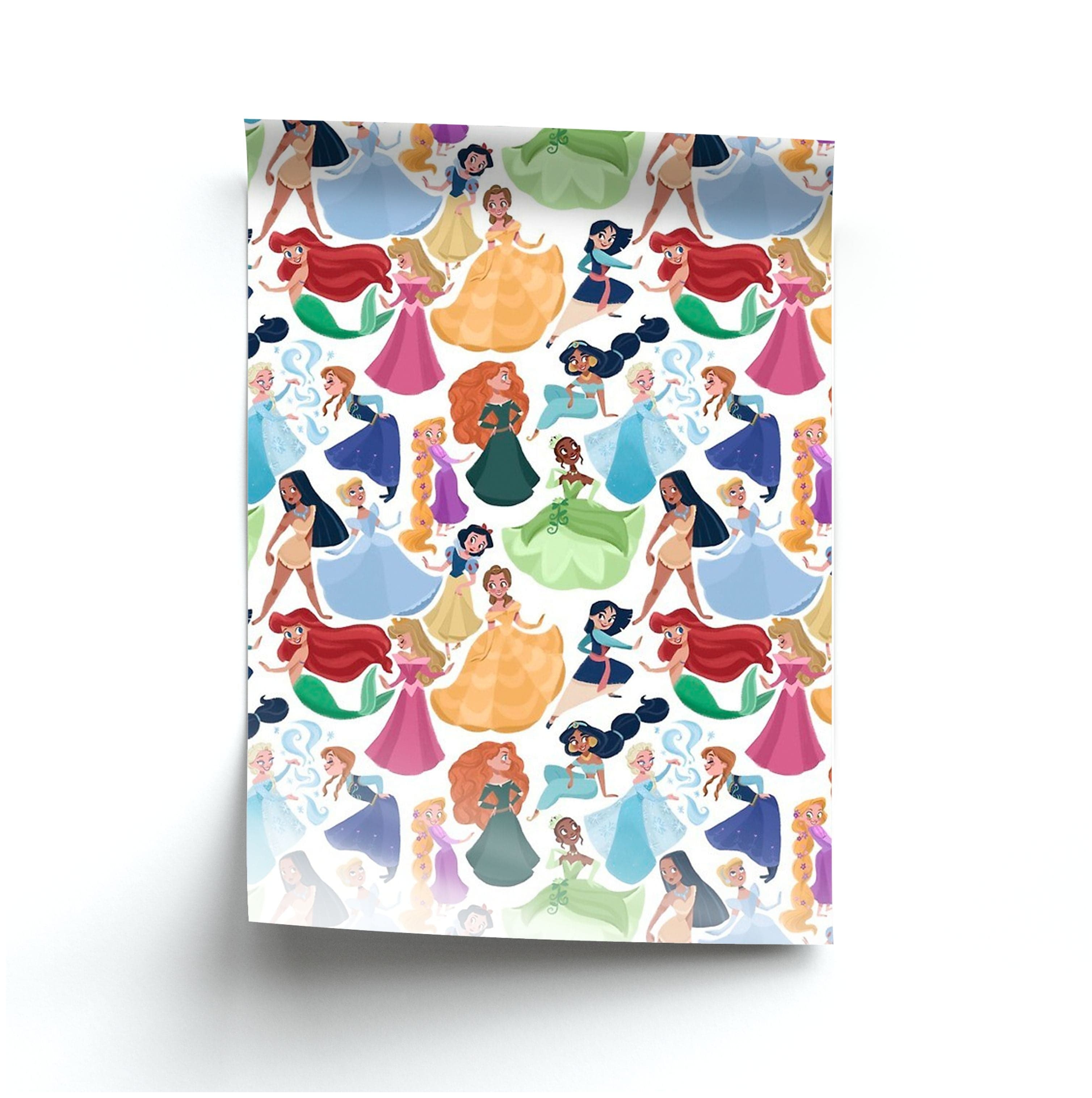 Fairytale Princess Pattern Poster