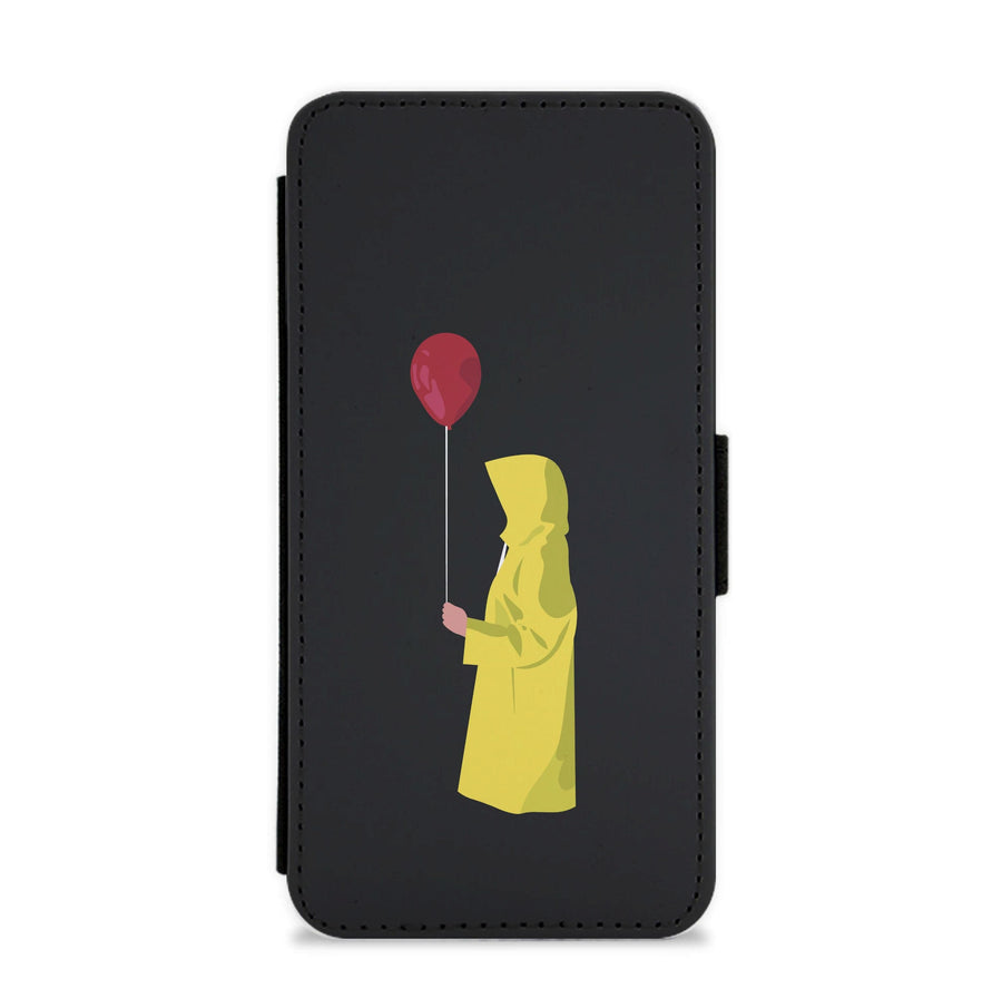 Holding Balloon - IT The Clown Flip / Wallet Phone Case