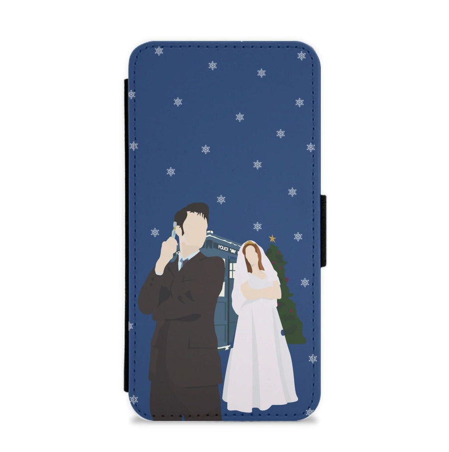 Donna And The Doctor - Doctor Who Flip / Wallet Phone Case