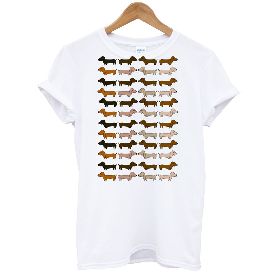 Collage - Dachshunds T-Shirt