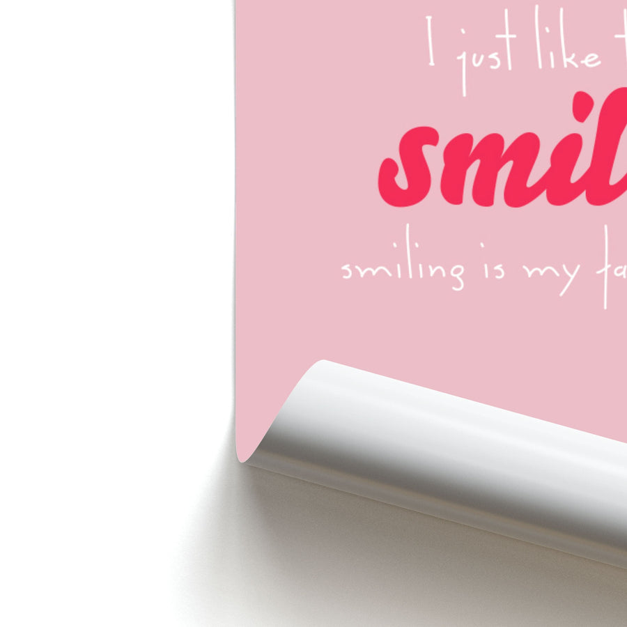 I Just Like To Smile - Elf Poster