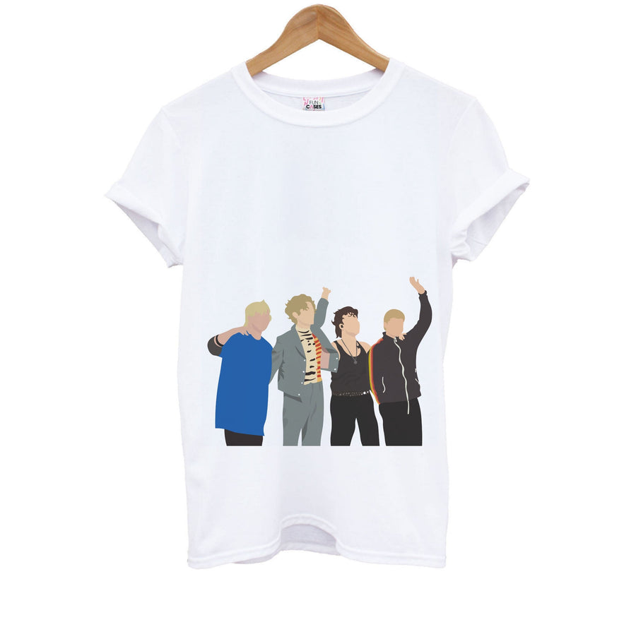 Band Members - 5 Seconds Of Summer Kids T-Shirt